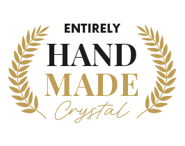 100% handmade crystal